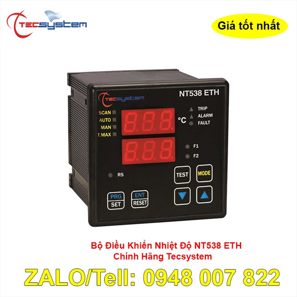 Bộ điều khiển nhiệt độ NT538 ETH Tecsystem